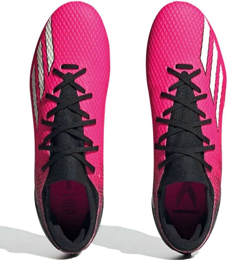 Adidas Perfor ce X Speedportal.3 Veterloze Firm Ground Voetbalschoenen Unisex Roze - Foto 14