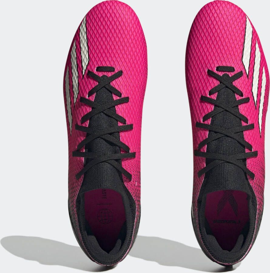 Adidas Perfor ce X Speedportal.3 Veterloze Firm Ground Voetbalschoenen Unisex Roze - Foto 8