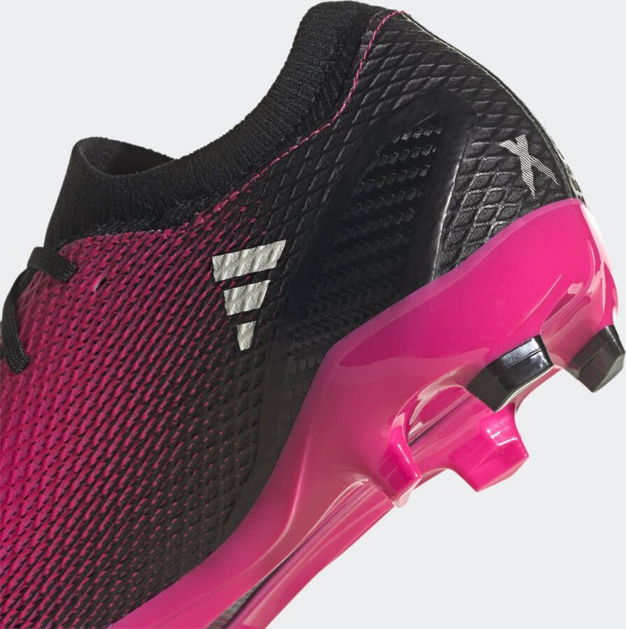 Adidas Perfor ce X Speedportal.3 Veterloze Firm Ground Voetbalschoenen Unisex Roze - Foto 9
