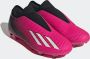 Adidas Perfor ce X Speedportal.3 Veterloze Firm Ground Voetbalschoenen Unisex Roze - Thumbnail 9