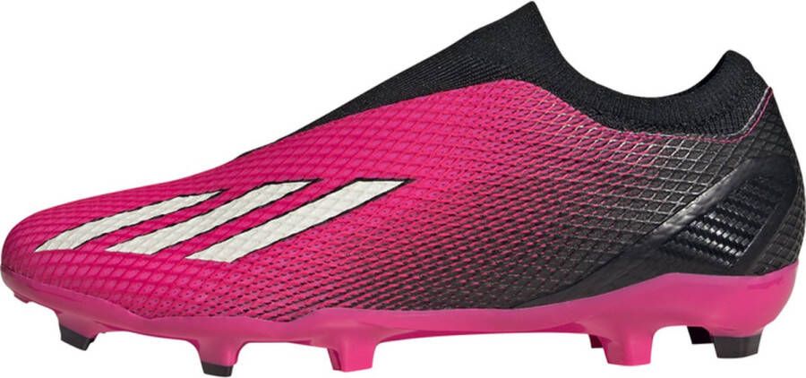 adidas Performance X Speedportal.3 Veterloze Firm Ground Voetbalschoenen Unisex Roze