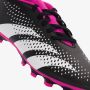 Adidas Predator Accuracy.4 Gras Kunstgras Voetbalschoenen (FxG) Kids Zwart Wit Roze - Thumbnail 13