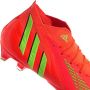 Adidas Predator Edge.1 Firm Ground Voetbalschoenen Solar Red Team Solar Green Core Black Dames - Thumbnail 5