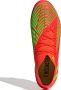 Adidas Predator Edge.1 Firm Ground Voetbalschoenen Solar Red Team Solar Green Core Black - Thumbnail 8