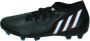 Adidas Predator Edge.2 Firm Ground Voetbalschoenen Core Black Cloud White Vivid Red Dames - Thumbnail 12