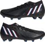 Adidas Predator Edge.2 Firm Ground Voetbalschoenen Core Black Cloud White Vivid Red Dames - Thumbnail 14