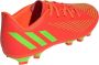 Adidas Perfor ce Predator Edge.4 FxG Sr. voetbalschoenen rood limegroen - Thumbnail 10