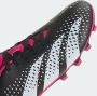 Adidas Perfor ce Predator Accuracy.4 FxG Sr. voetbalschoenen zwart wit fuchsia - Thumbnail 7