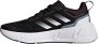 Adidas questar hardloopschoenen zwart zilver dames - Thumbnail 9