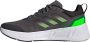 Adidas Performance Questar hardloopschoenen grijs groen zwart - Thumbnail 8