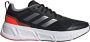 Adidas Performance Questar hardloopschoenen zwart antraciet rood - Thumbnail 4