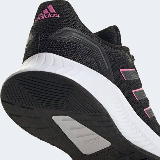 adidas Runfalcon 2.0 Dames Sneakers Core Black Grey Six Screaming Pink