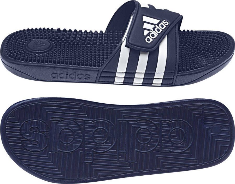 adidas Slippers Unisex blauw wit