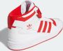 Adidas Originals Forum Mid Schoenen Cloud White Vivid Red Cloud White Heren - Thumbnail 10
