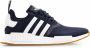 Adidas Originals Nmd_R1 Witte Stoffen Sneakers met Rode en Blauwe Accenten White Heren - Thumbnail 14