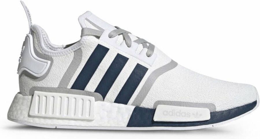 Adidas Originals Nmd_R1 Witte Stoffen Sneakers met Rode en Blauwe Accenten White - Foto 10