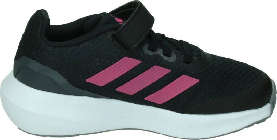 Adidas Sportswear Runfalcon 3.0 hardloopschoenen zwart fuchsia grijs Jongens Meisjes Mesh 36 2 3 Sneakers - Foto 8
