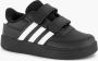 Adidas Sportswear Breaknet Lifestyle Court Schoenen met Dubbel Klittenband Kinderen Zwart - Thumbnail 4
