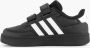 Adidas Sportswear Breaknet Lifestyle Court Schoenen met Dubbel Klittenband Kinderen Zwart - Thumbnail 5
