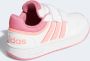 Adidas SPORTSWEAR Hoops 3.0 CF Trainers Kind Ftwr White Acid Red Rose Tone - Thumbnail 3