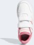 Adidas SPORTSWEAR Hoops 3.0 CF Trainers Kind Ftwr White Acid Red Rose Tone - Thumbnail 6