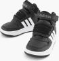 Adidas Sportswear Hoop Mid sneakers zwart wit grijs Imitatieleer 22 - Thumbnail 10