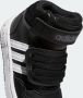 Adidas Sportswear Hoop Mid sneakers zwart wit grijs Imitatieleer 22 - Thumbnail 6