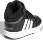 Adidas Sportswear Hoop Mid sneakers zwart wit grijs Imitatieleer 22 - Thumbnail 8