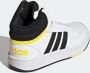 Adidas hoops mid 3.0 sneakers wit geel kinderen - Thumbnail 7