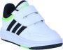 Adidas Hoops 3.0 Cf Sneakers Wit Groen Kinderen - Thumbnail 5