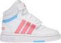 Adidas SPORTSWEAR Hoops Mid 3.0 AC Trainers Baby Ftwr White Acid Red Sky Rush - Thumbnail 22