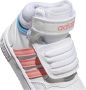 Adidas SPORTSWEAR Hoops Mid 3.0 AC Trainers Baby Ftwr White Acid Red Sky Rush - Thumbnail 8