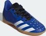 Adidas Perfor ce Predator Freak.4 Sala Jr. zaalvoetbalschoenen blauw wit zwart - Thumbnail 3