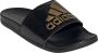 Adidas SPORTSWEAR Adilette Comfort Sandalen Core Black Gold Metali Core Black Dames - Thumbnail 6