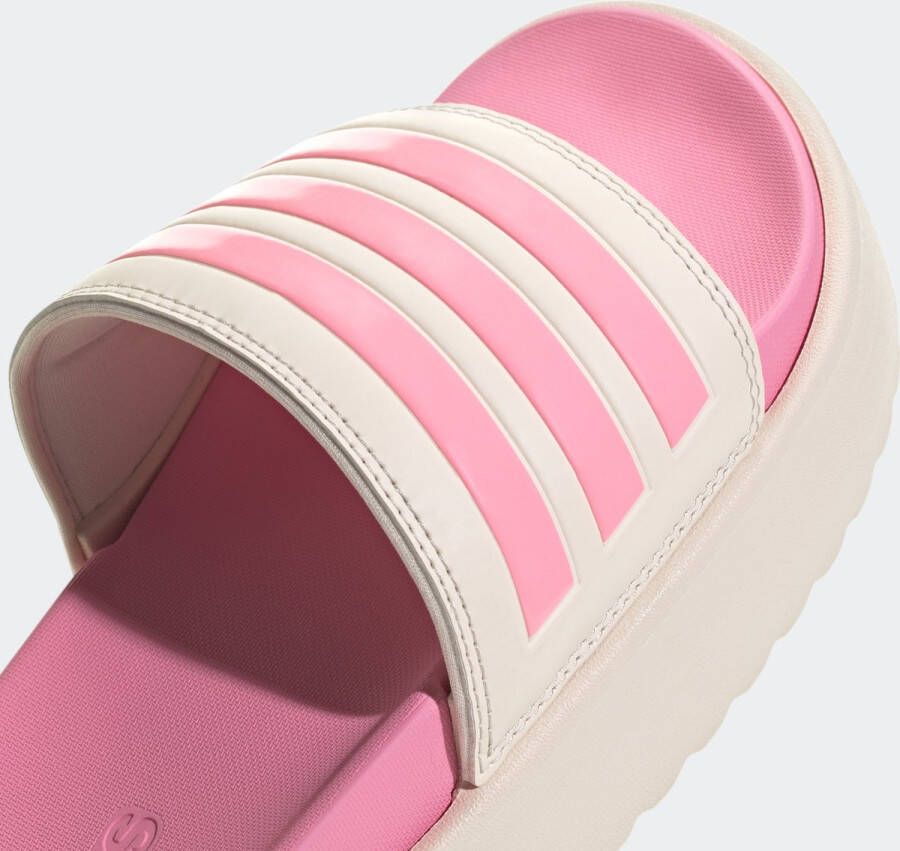 adidas Sportswear adilette Platform Badslippers Dames Roze