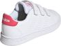 Adidas Sportswear Advantage CF sneakers wit roze Jongens Meisjes Imitatieleer 33 1 2 - Thumbnail 15