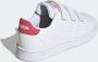 Adidas Sportswear Advantage CF sneakers wit roze Imitatieleer 33 1 2 - Thumbnail 7