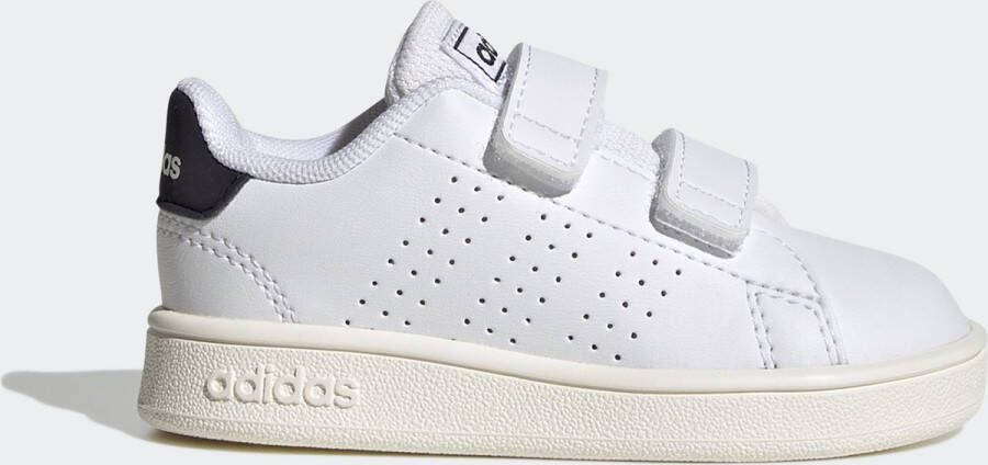 Adidas Sportswear Advantage CF sneakers wit groen Imitatieleer 23 1 2