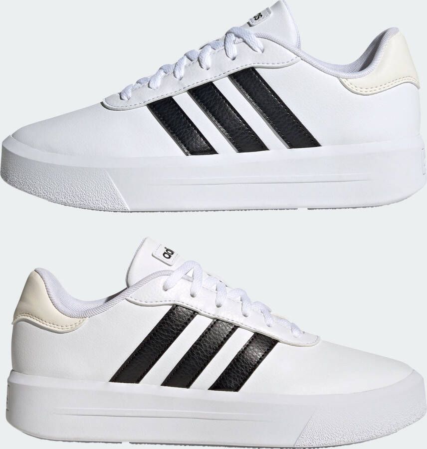 adidas Sportswear Court Platform Schoenen Dames Wit