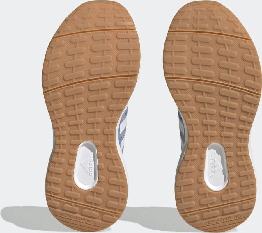 adidas Sportswear FortaRun 2.0 Cloudfoam Schoenen met Elastische Veters en Klittenband Kinderen Blauw