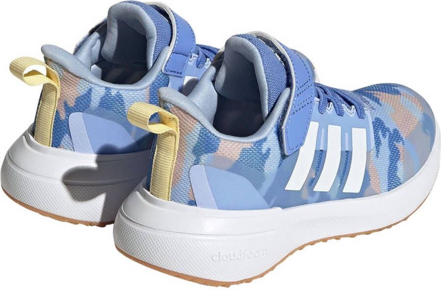 adidas Sportswear FortaRun 2.0 Cloudfoam Schoenen met Elastische Veters en Klittenband Kinderen Blauw