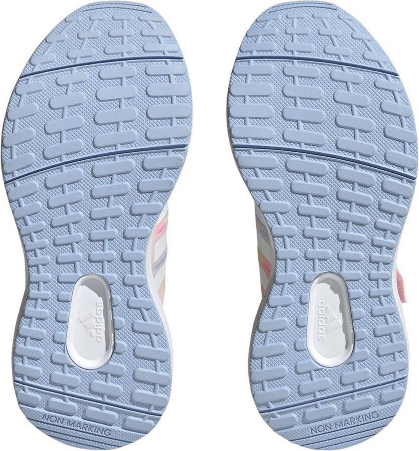adidas Sportswear FortaRun 2.0 Cloudfoam Schoenen met Elastische Veters en Klittenband Kinderen Roze