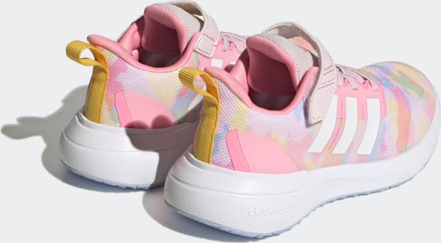 adidas Sportswear FortaRun 2.0 Cloudfoam Schoenen met Elastische Veters en Klittenband Kinderen Roze