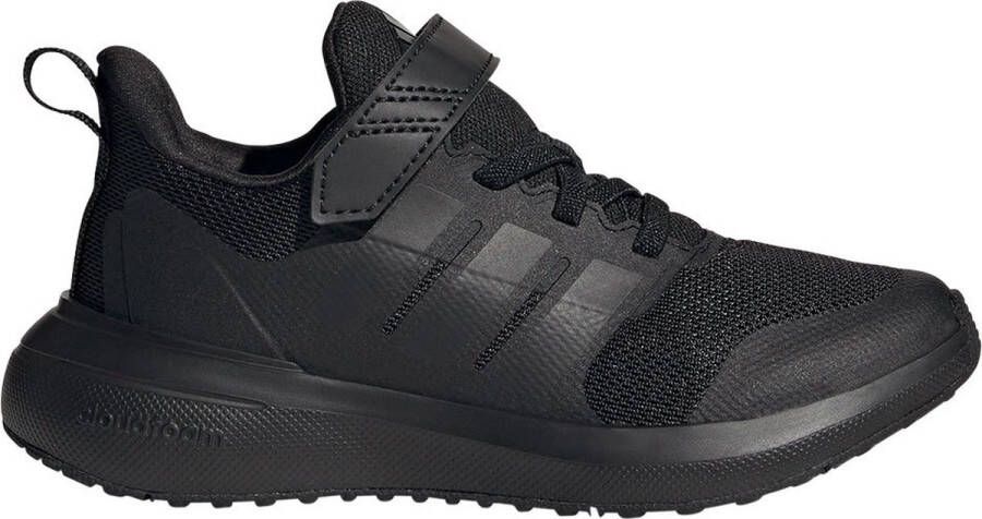 adidas Sportswear FortaRun 2.0 Cloudfoam Schoenen met Elastische Veters en Klittenband Kinderen Zwart