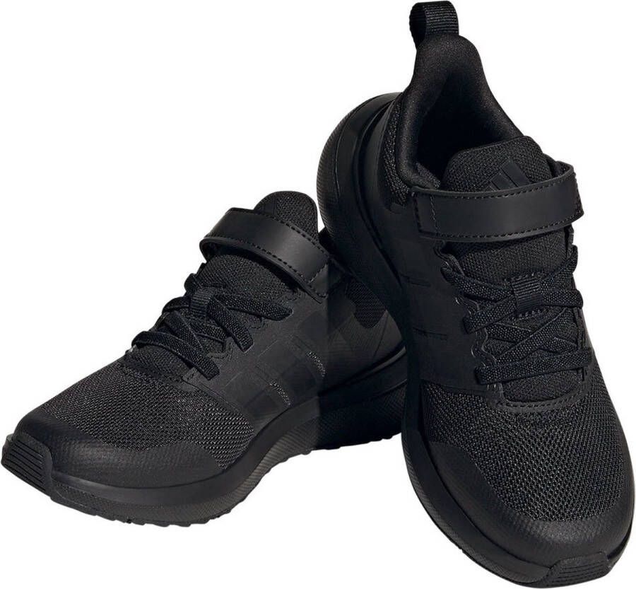 adidas Sportswear FortaRun 2.0 Cloudfoam Schoenen met Elastische Veters en Klittenband Kinderen Zwart