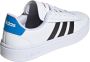 Adidas SPORTSWEAR Grand Court Alpha Sneakers Ftwr White Core Black Blue Rush Heren - Thumbnail 3