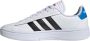 Adidas SPORTSWEAR Grand Court Alpha Sneakers Ftwr White Core Black Blue Rush Heren - Thumbnail 4