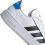 Adidas SPORTSWEAR Grand Court Alpha Sneakers Ftwr White Core Black Blue Rush Heren - Thumbnail 6