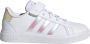 Adidas Sportswear Grand Court 2.0 sneakers wit metallic zilver Imitatieleer 38 2 3 - Thumbnail 32