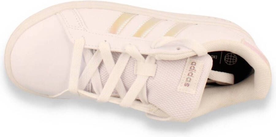 adidas Sportswear Grand Court Lifestyle Lace Tennisschoenen Kinderen Wit